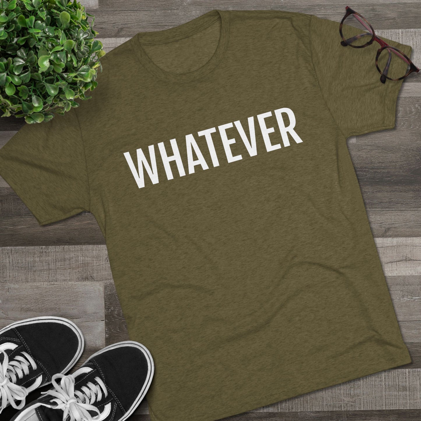 Unisex Tri-Blend Crew Tee - Whatever