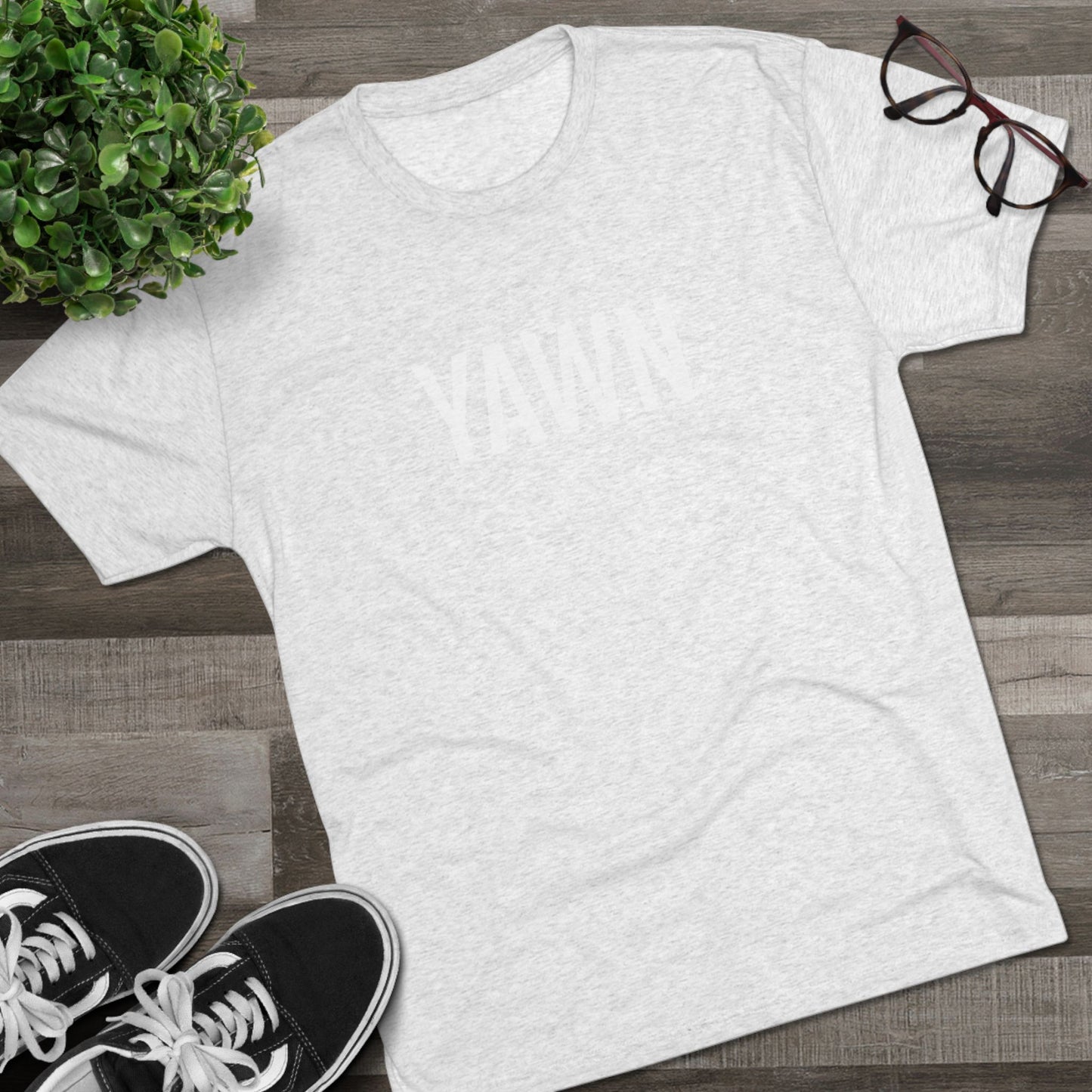 Unisex Tri-Blend Crew Tee - Yawn