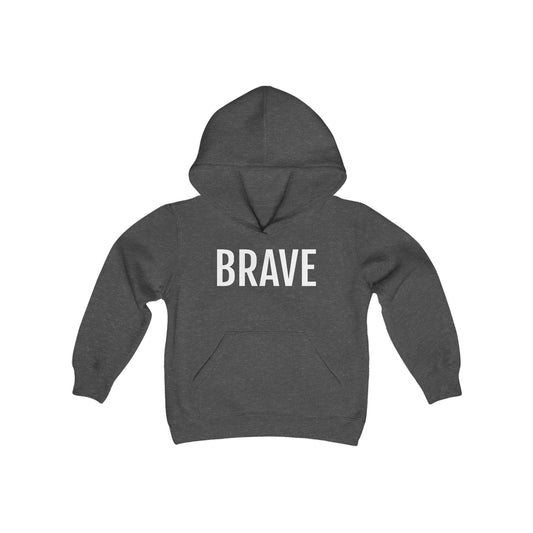 Youth Heavy Blend Hooded Sweatshirt - Brave