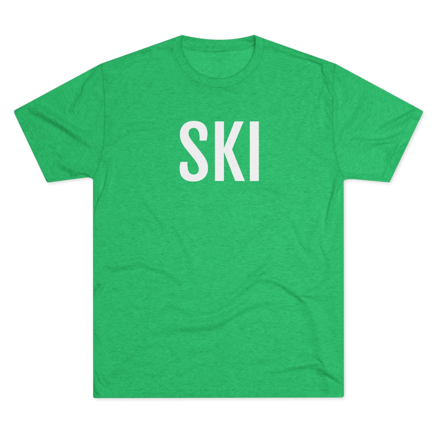 Unisex Tri-Blend Crew Tee - Ski