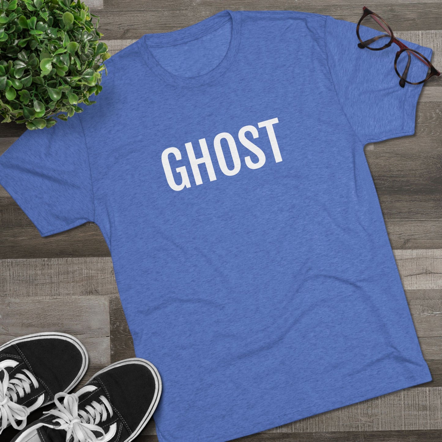 Unisex Tri-Blend Crew Tee - Ghost