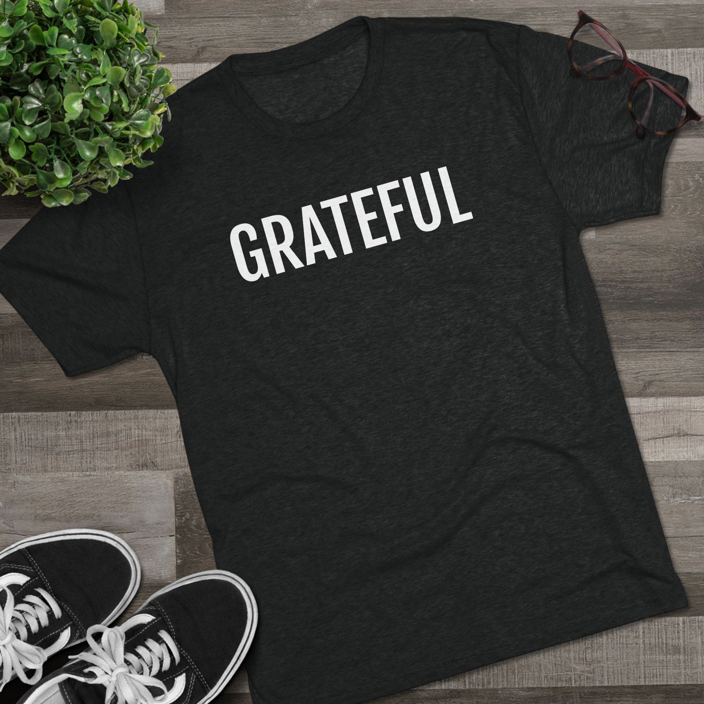 Unisex Tri-Blend Crew Tee - Grateful