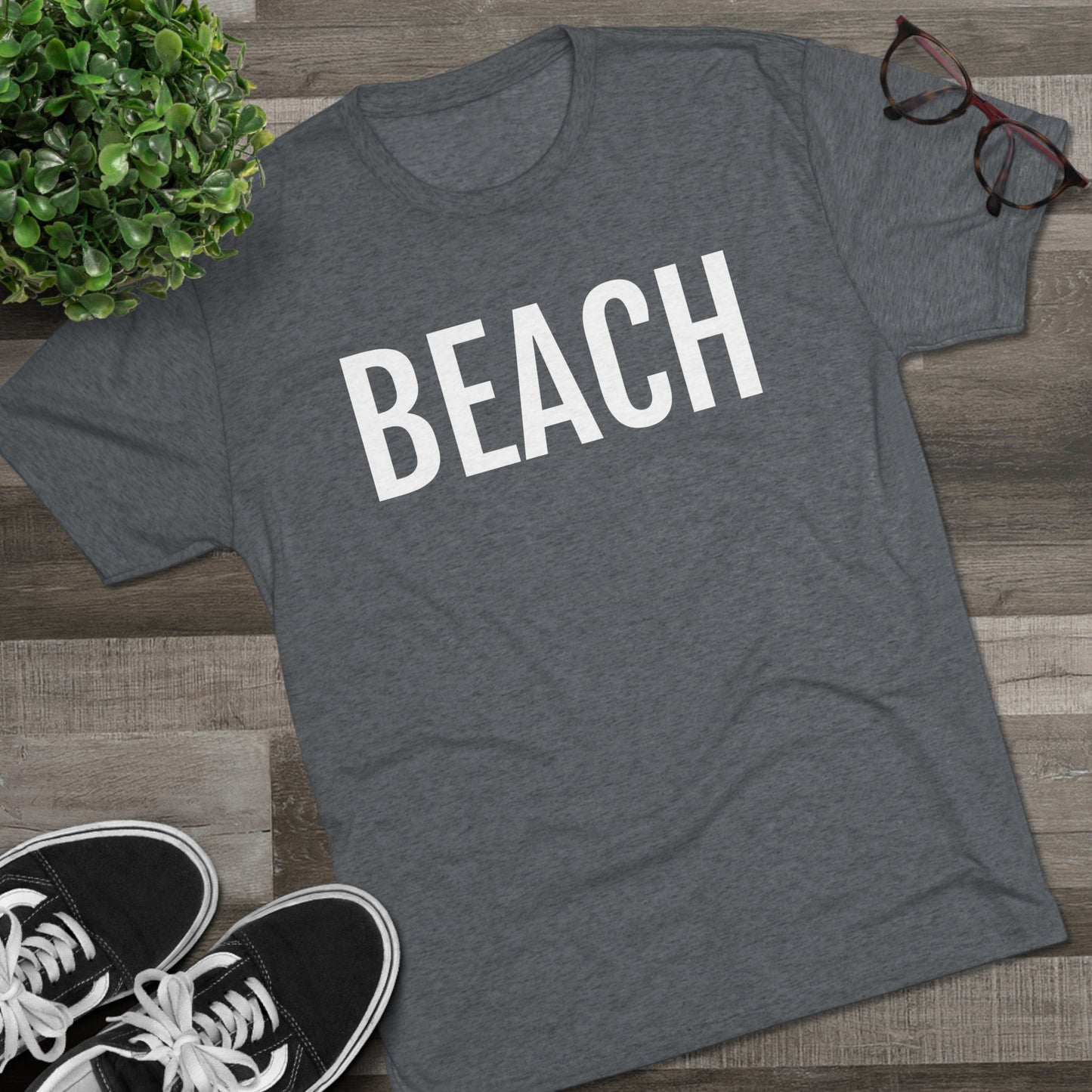 Unisex Tri-Blend Crew Tee - Beach