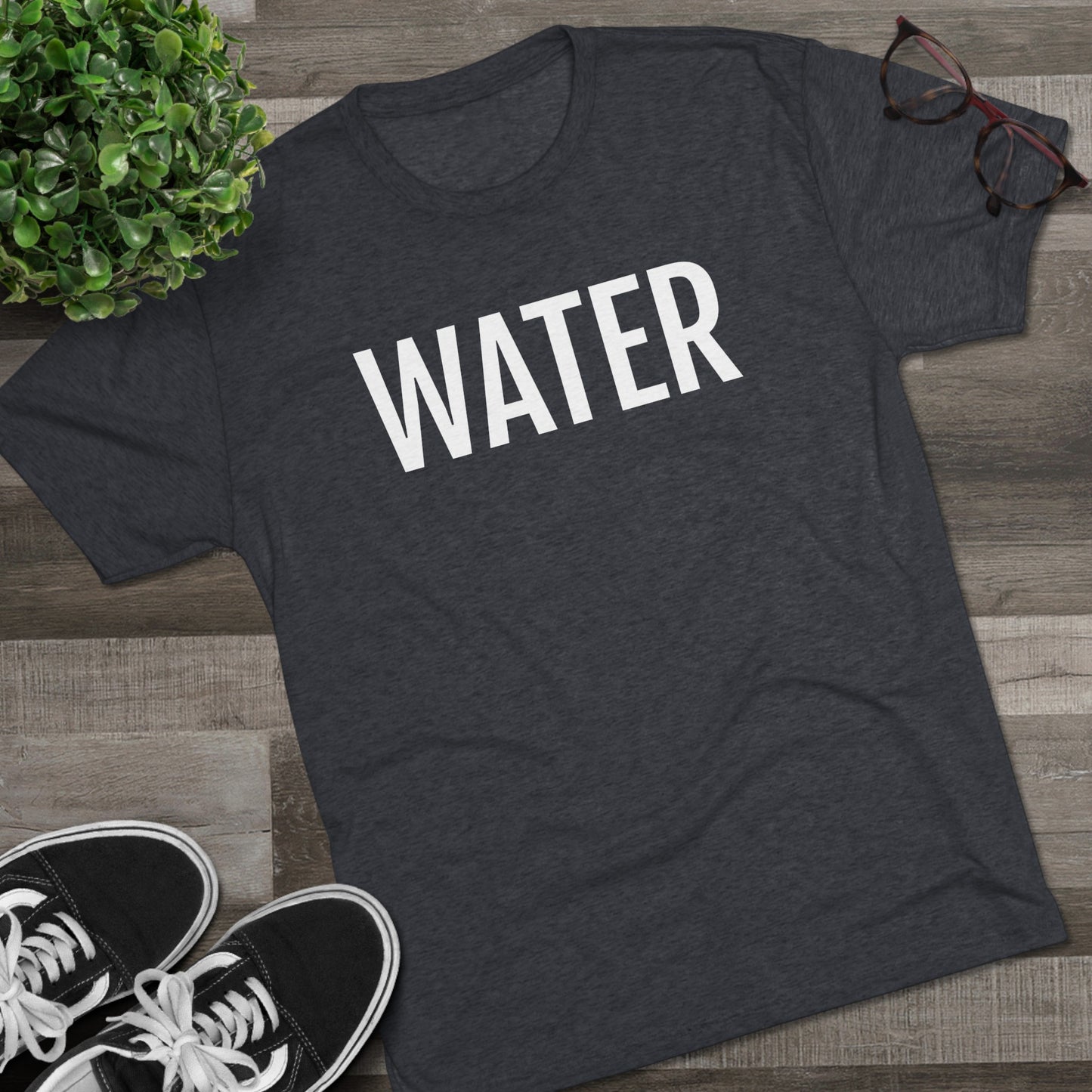 Unisex Tri-Blend Crew Tee - Water