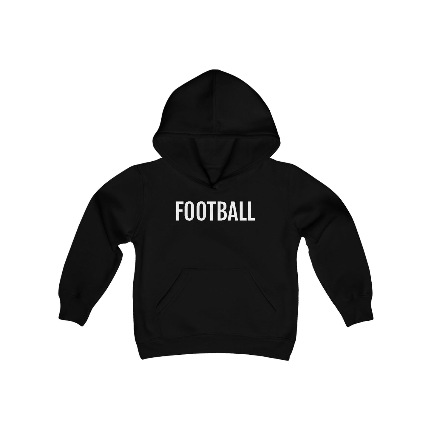 Youth Heavy Blend Hooded Sweatshirt - Football