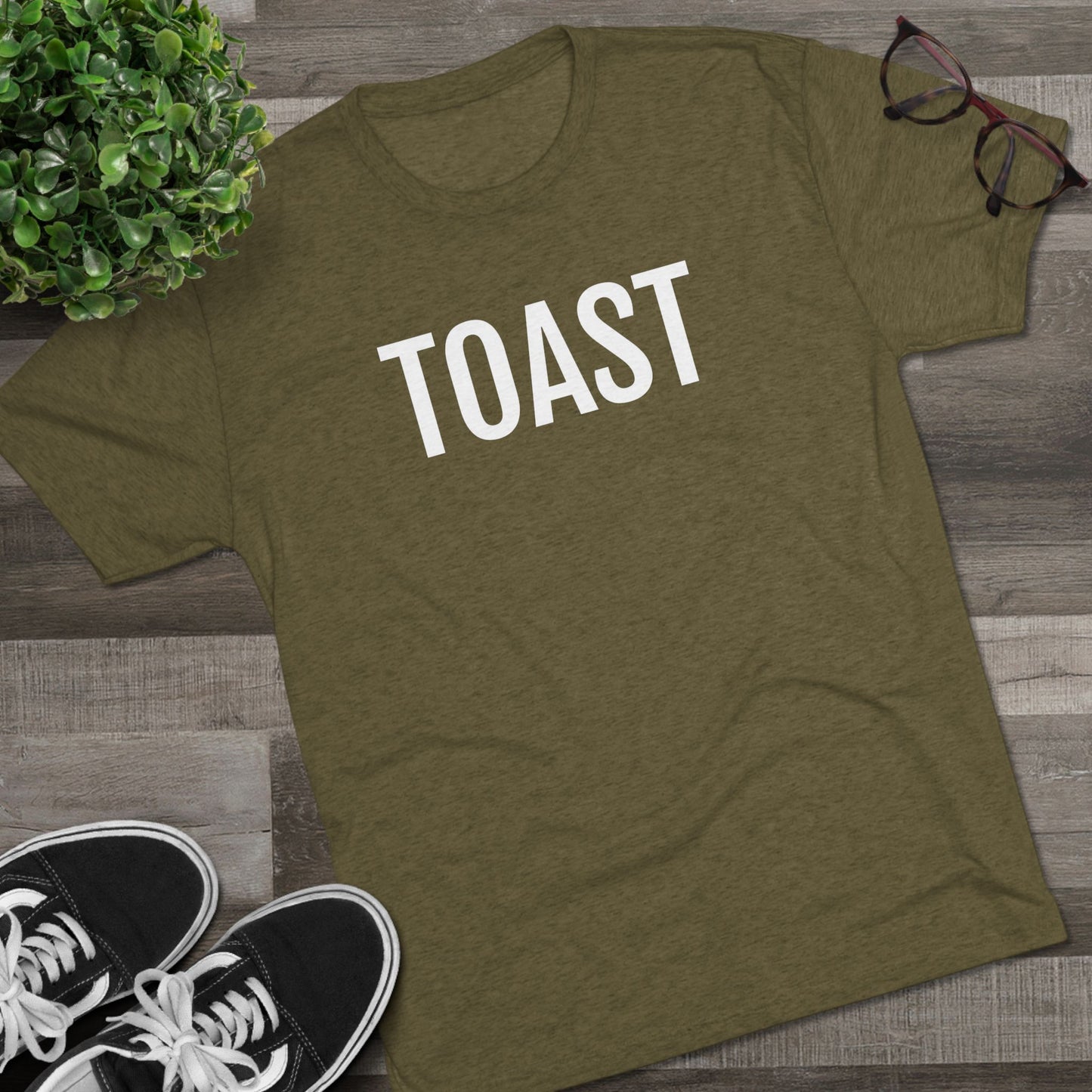 Unisex Tri-Blend Crew Tee - Toast