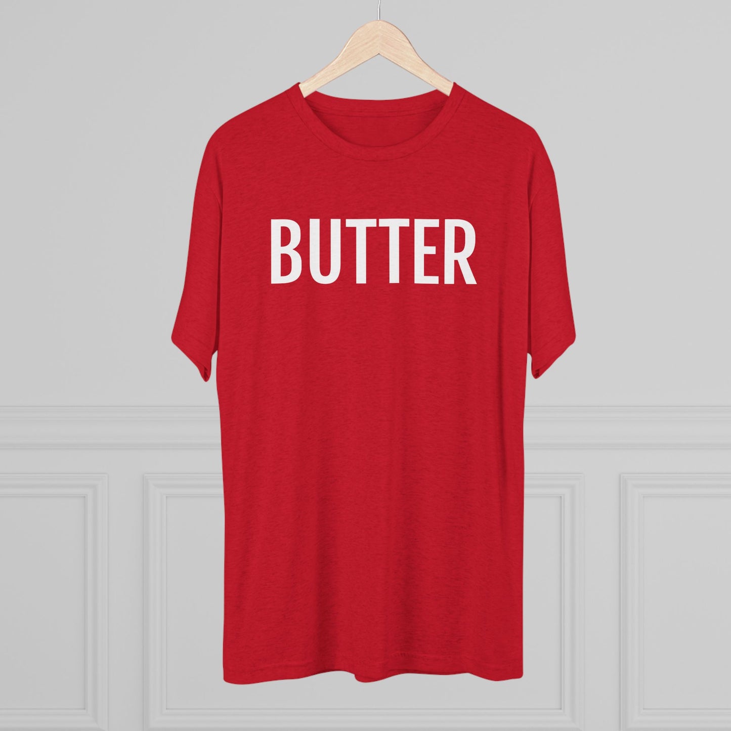 Unisex Tri-Blend Crew Tee - Butter