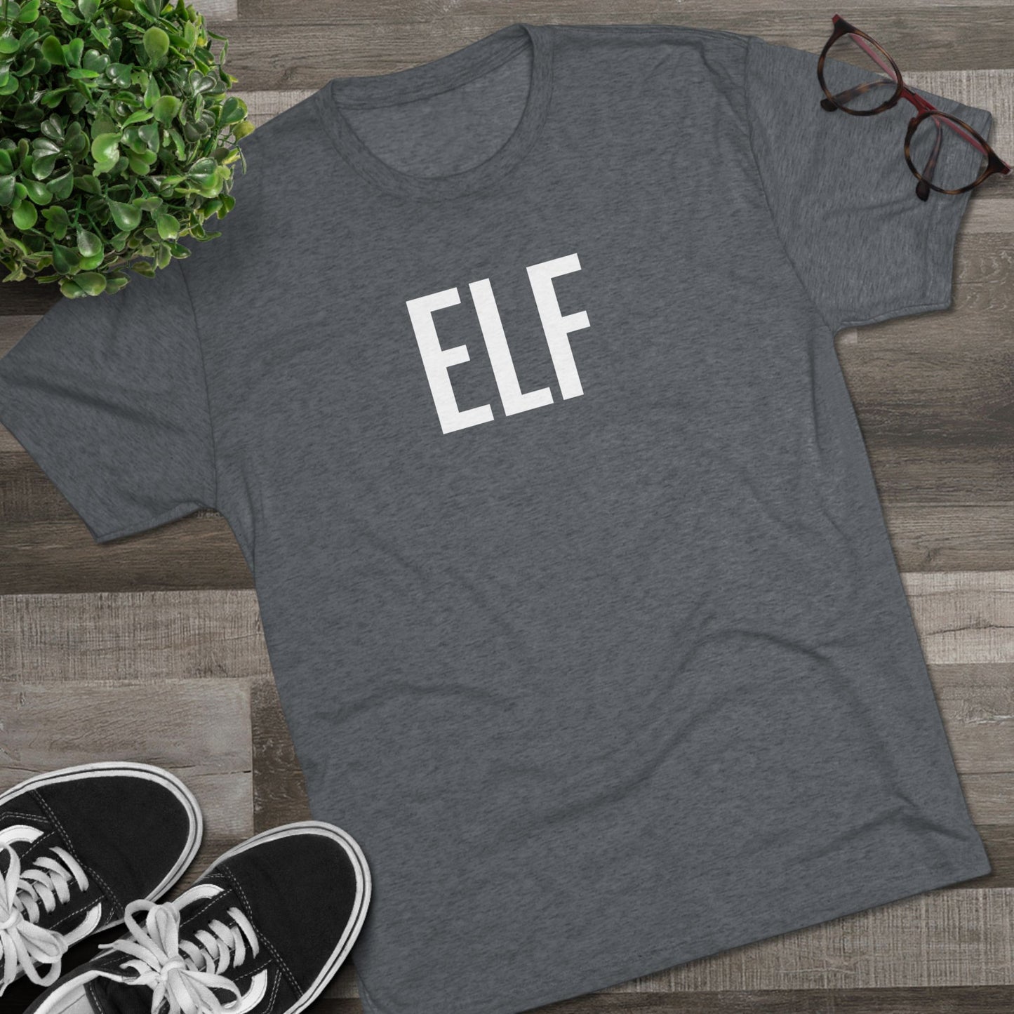 Unisex Tri-Blend Crew Tee - Elf