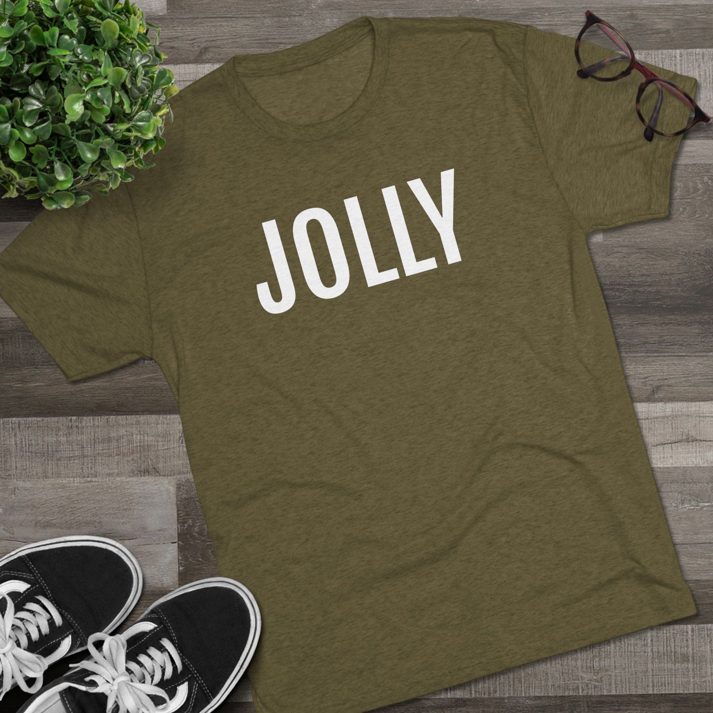 Unisex Tri-Blend Crew Tee - Jolly