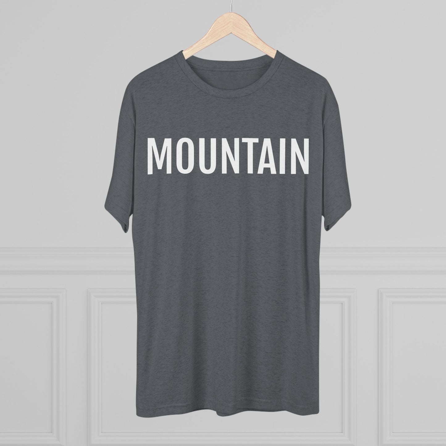 Unisex Tri-Blend Crew Tee - Mountain