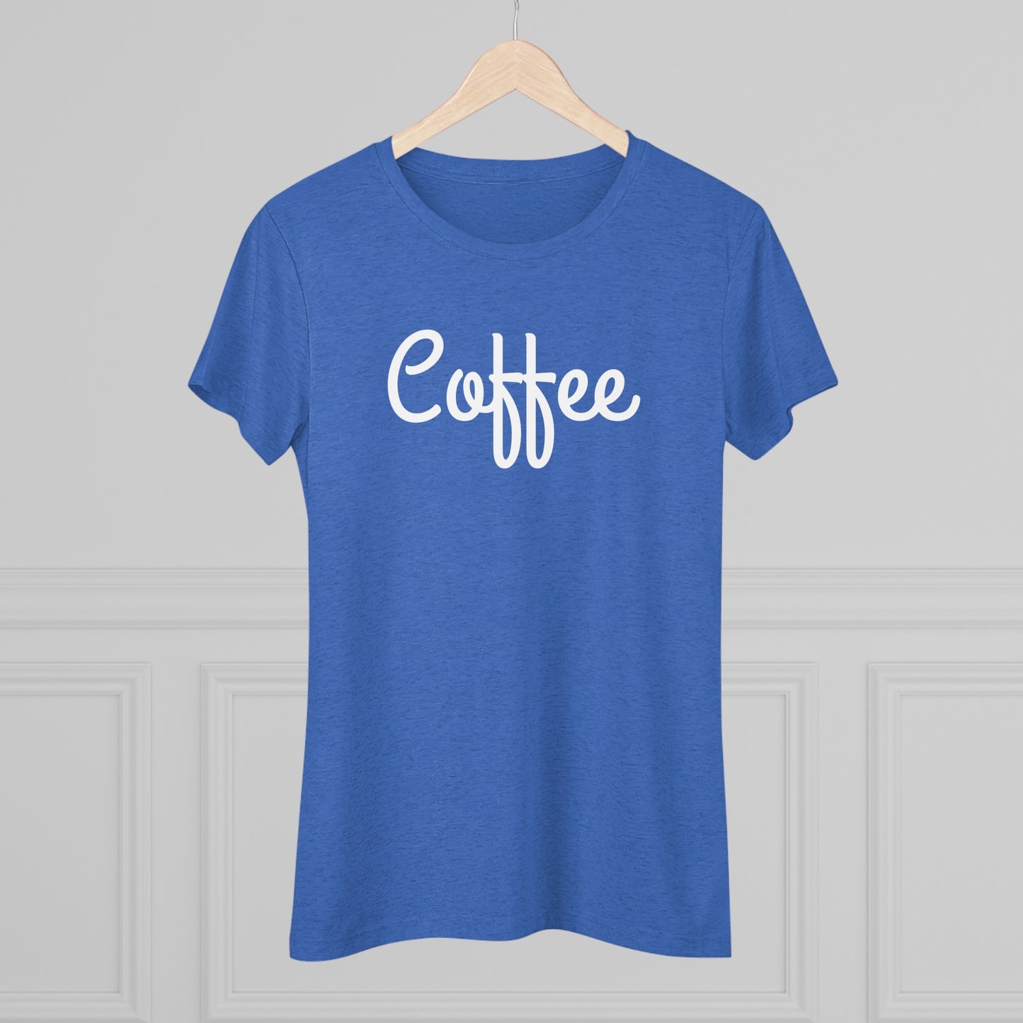 Women's Triblend Tee - Coffee