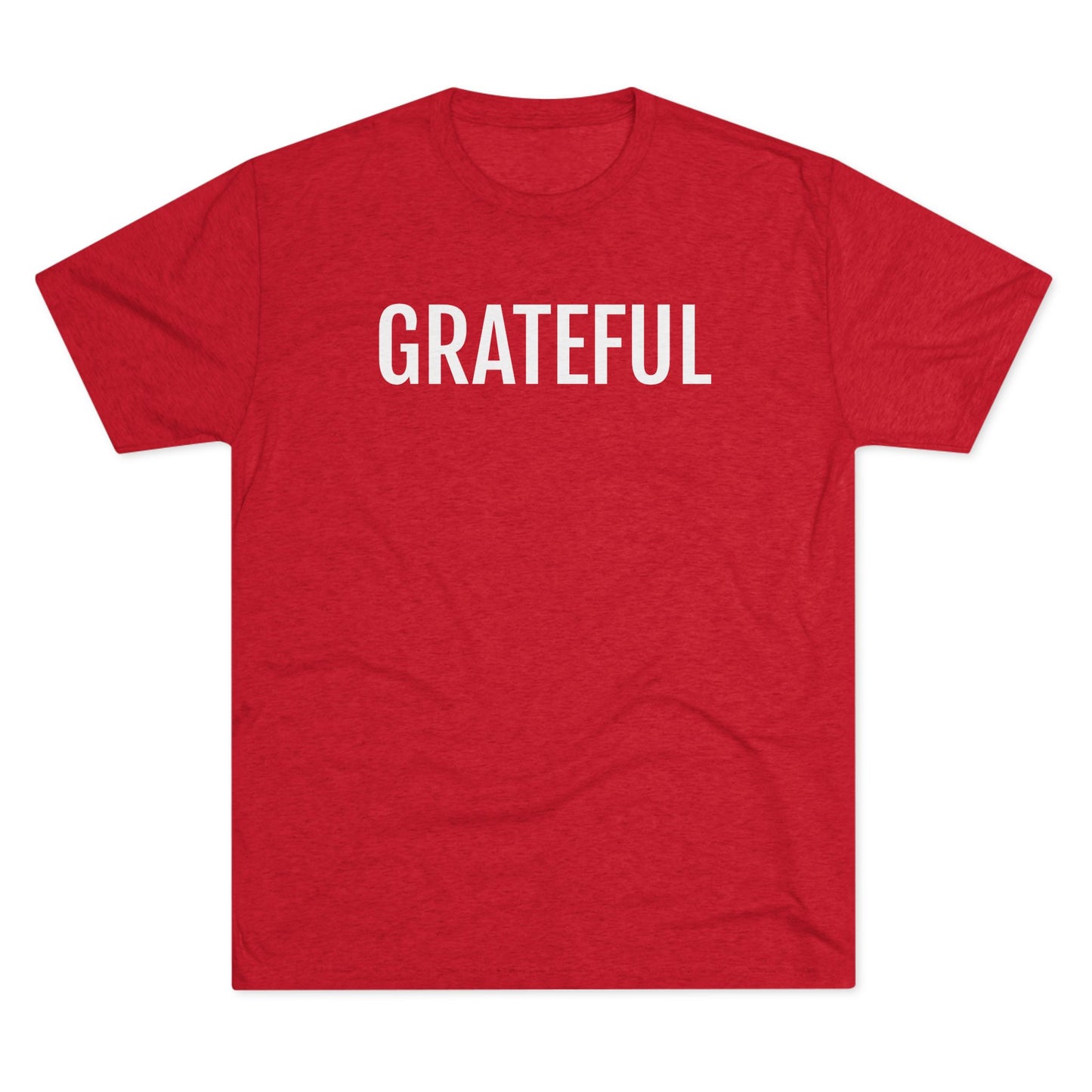 Unisex Tri-Blend Crew Tee - Grateful