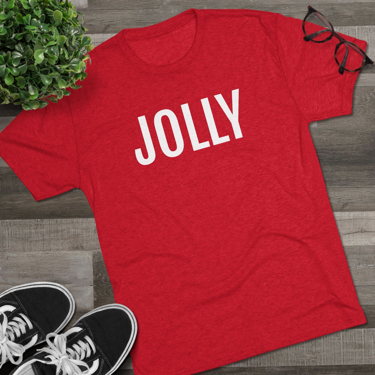 Unisex Tri-Blend Crew Tee - Jolly