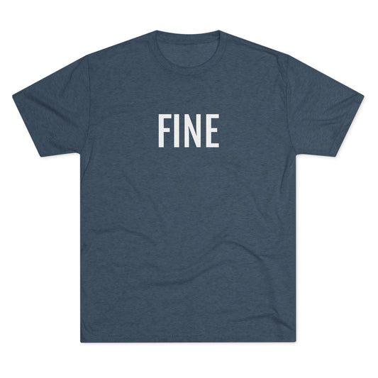 Unisex Tri-Blend Crew Tee - Fine