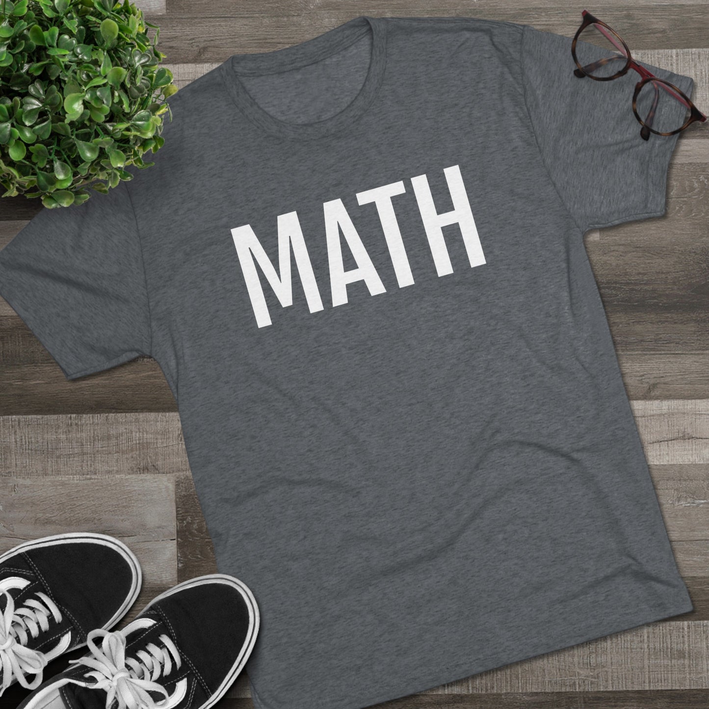 Unisex Tri-Blend Crew Tee - Math