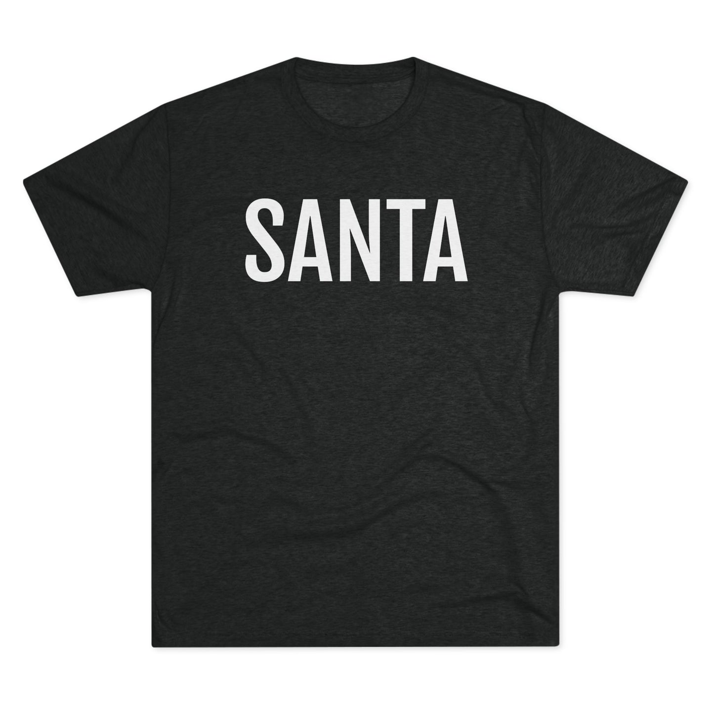 Unisex Tri-Blend Crew Tee - Santa