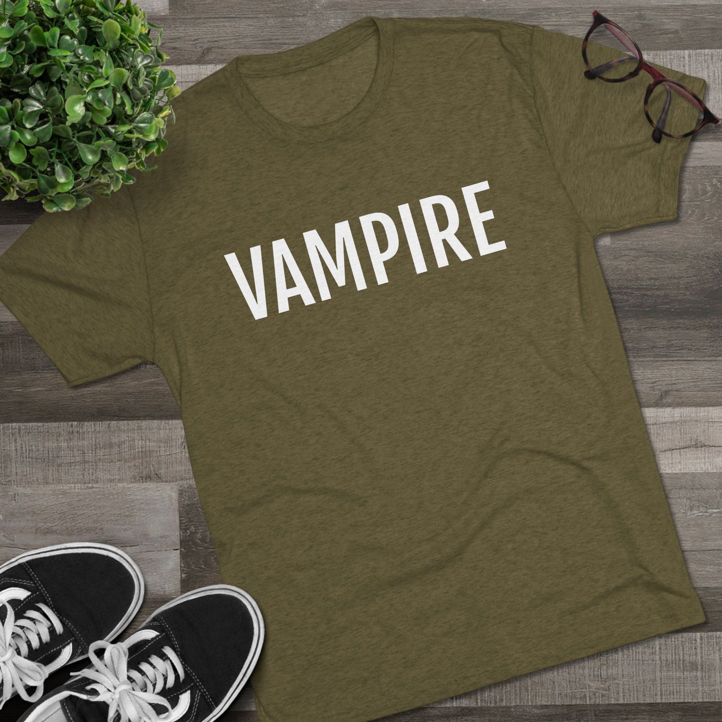 Unisex Tri-Blend Crew Tee - Vampire