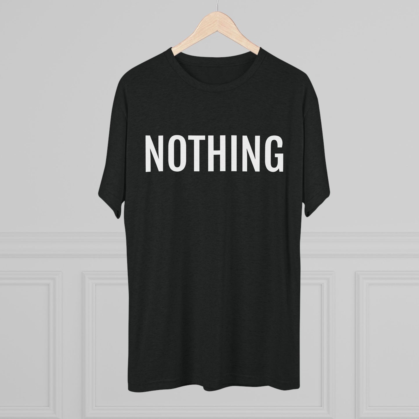 Unisex Tri-Blend Crew Tee - Nothing