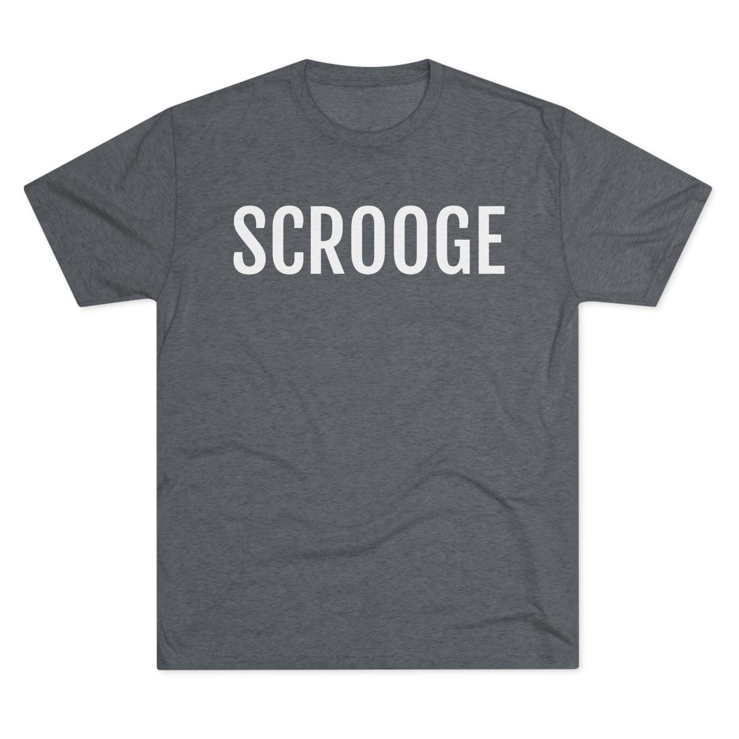 Unisex Tri-Blend Crew Tee - Scrooge