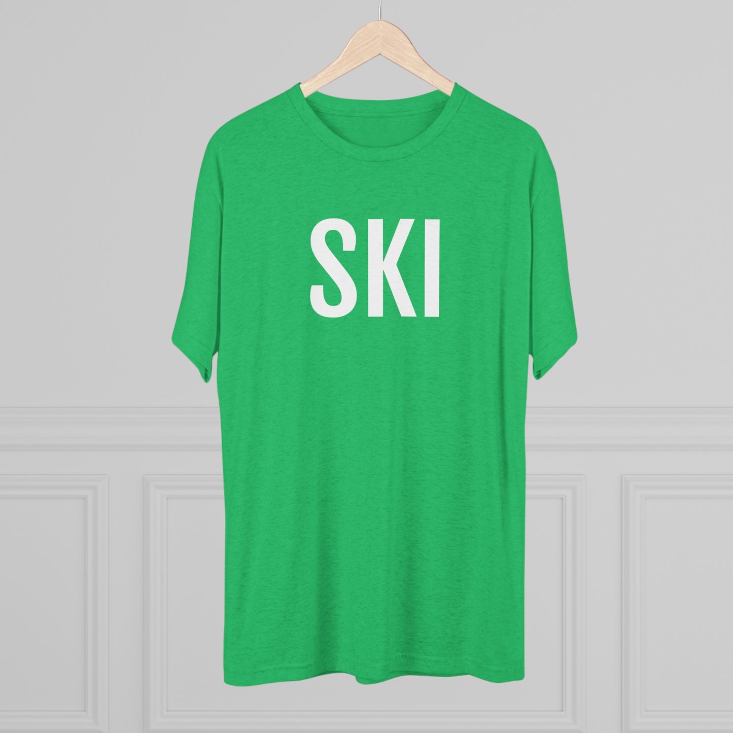 Unisex Tri-Blend Crew Tee - Ski