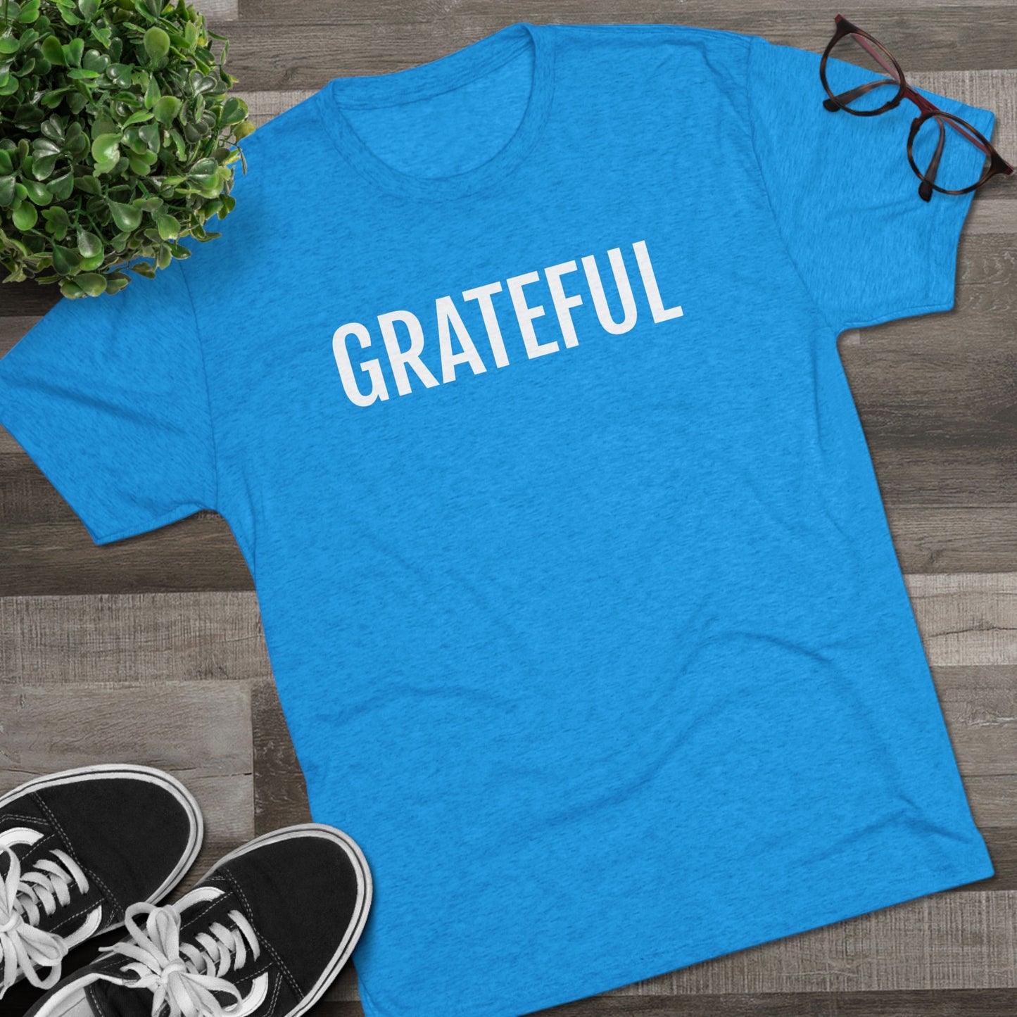 Unisex Tri-Blend Crew Tee - Grateful