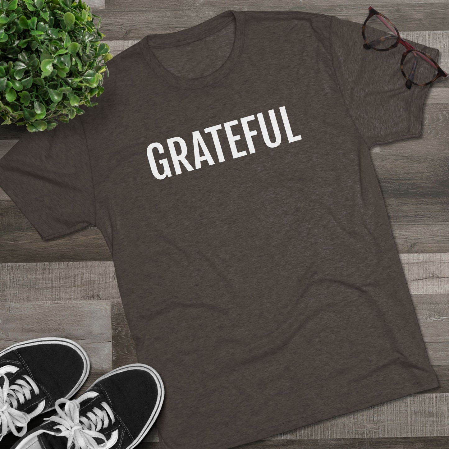 Unisex Tri-Blend Crew Tee - Grateful