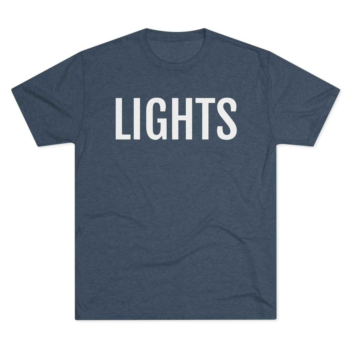 Unisex Tri-Blend Crew Tee - Lights