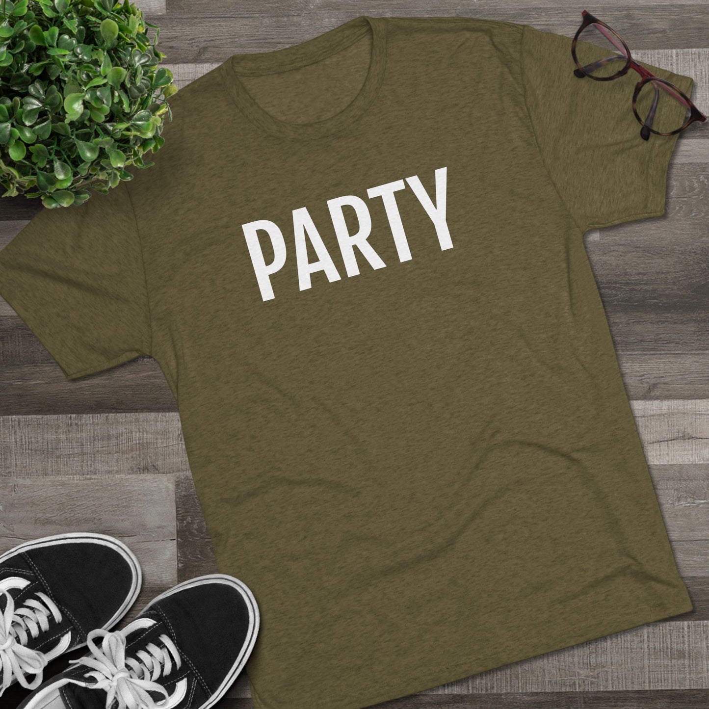 Unisex Tri-Blend Crew Tee - Party