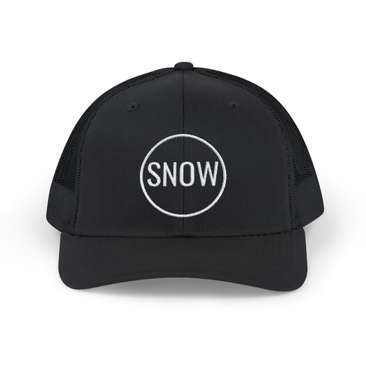 Snapback Trucker Cap - Snow