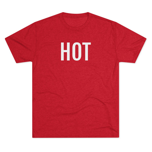 Unisex Tri-Blend Crew Tee - Hot