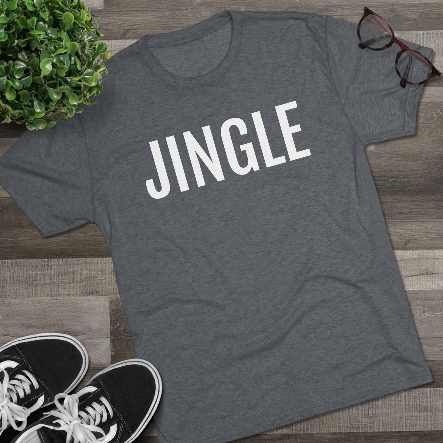 Unisex Tri-Blend Crew Tee - Jingle