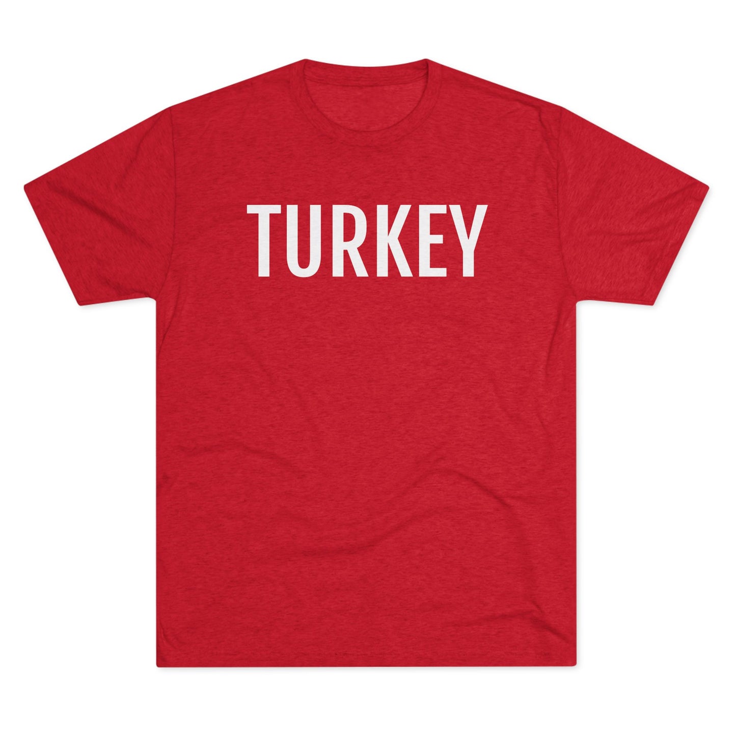 Unisex Tri-Blend Crew Tee - Turkey