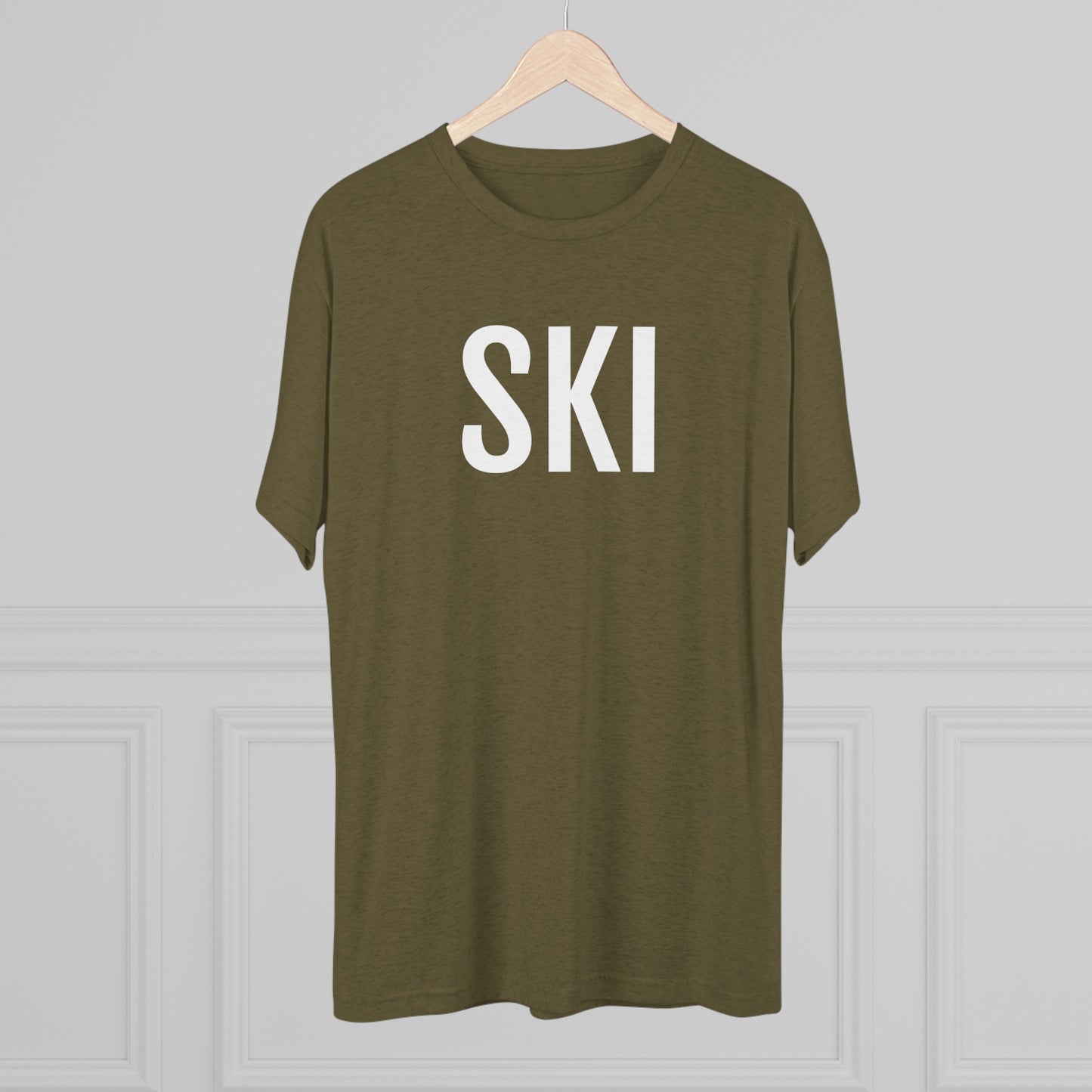 Unisex Tri-Blend Crew Tee - Ski