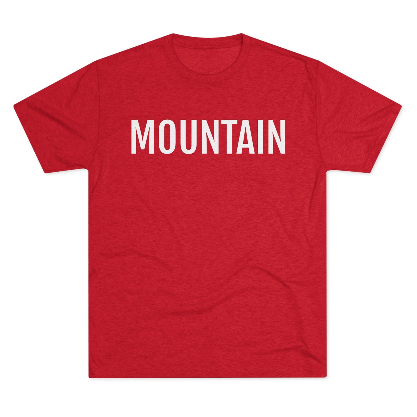 Unisex Tri-Blend Crew Tee - Mountain