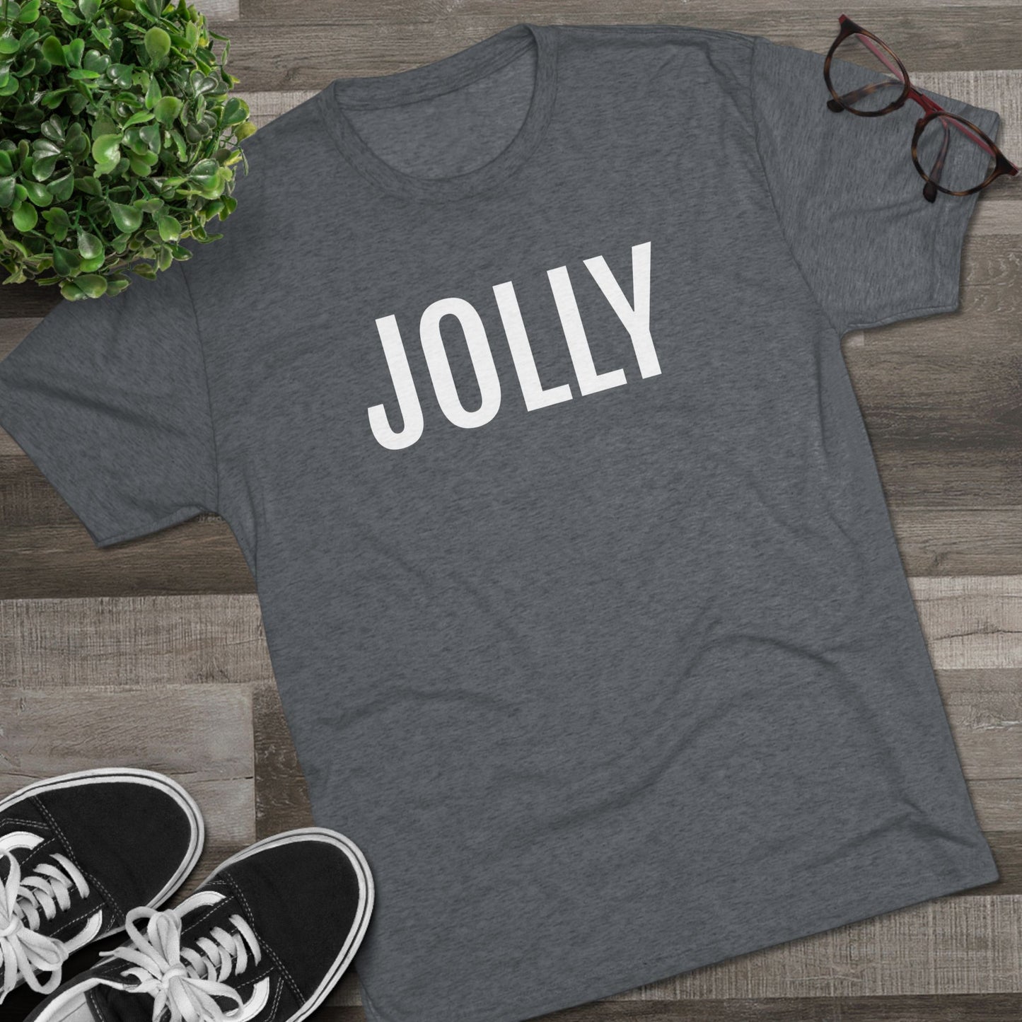 Unisex Tri-Blend Crew Tee - Jolly