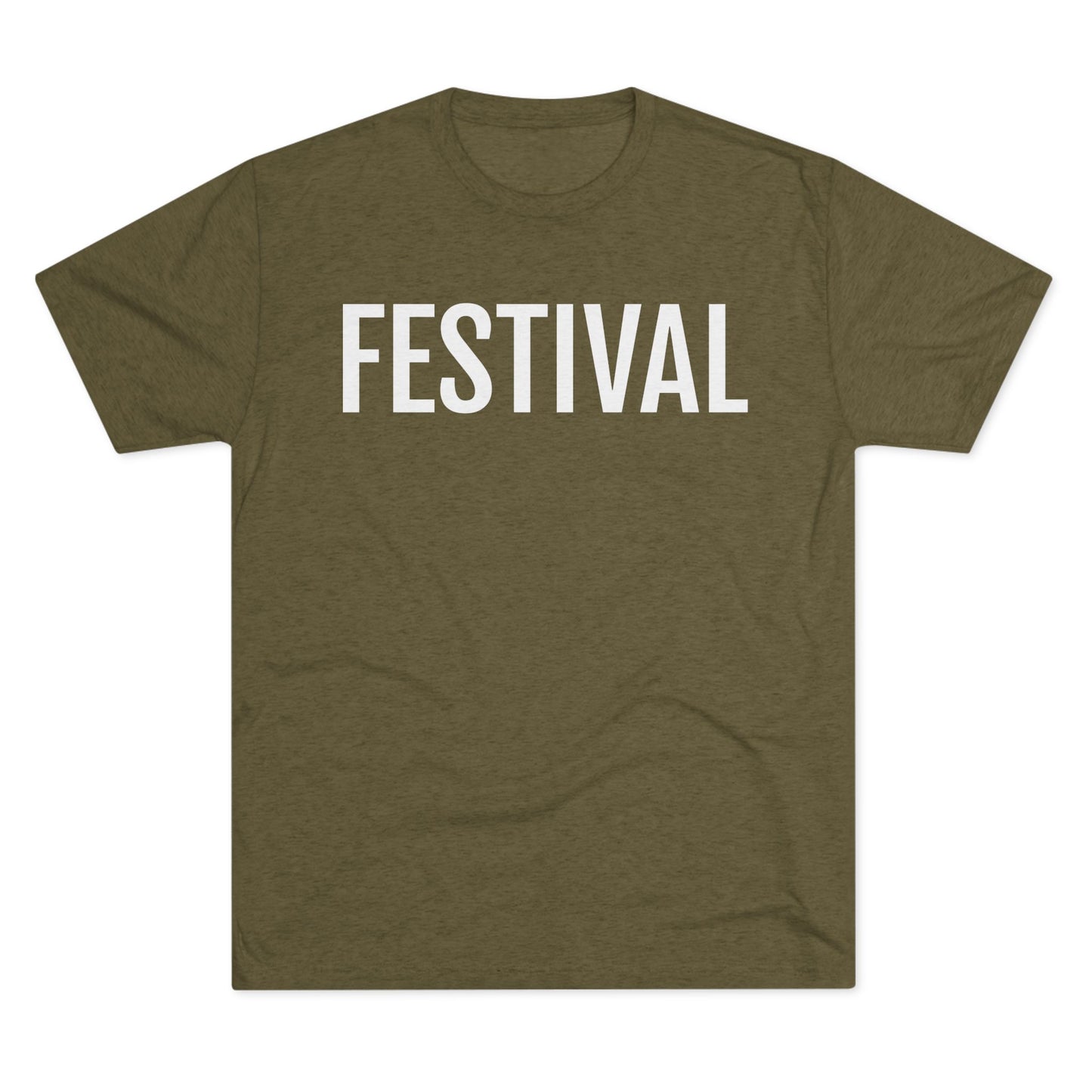 Unisex Tri-Blend Crew Tee - Festival