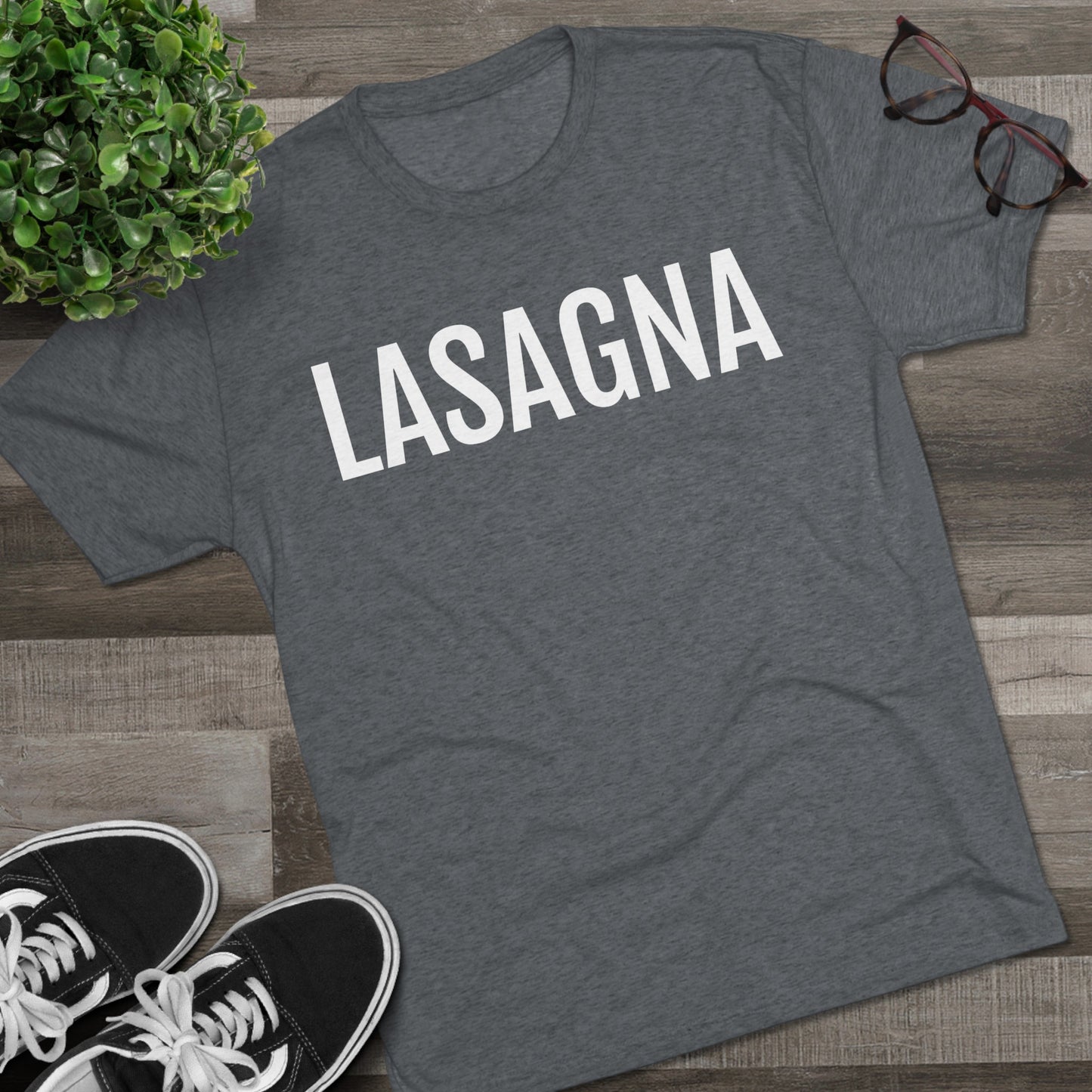 Unisex Tri-Blend Crew Tee - Lasagna