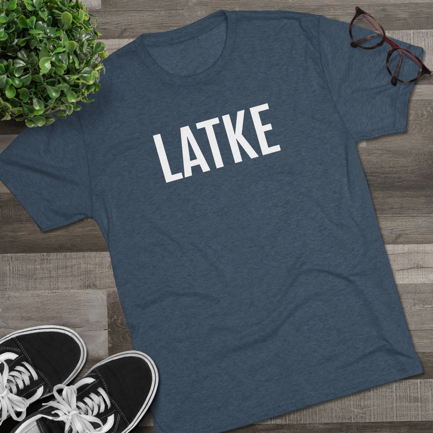 Unisex Tri-Blend Crew Tee - Latke