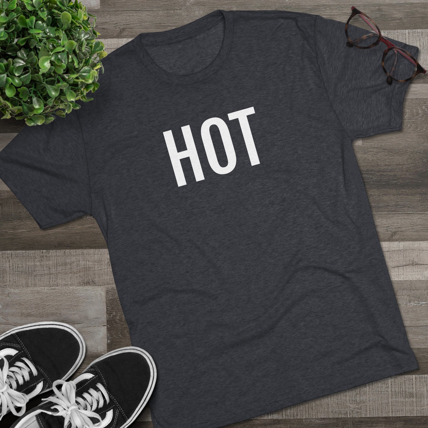 Unisex Tri-Blend Crew Tee - Hot