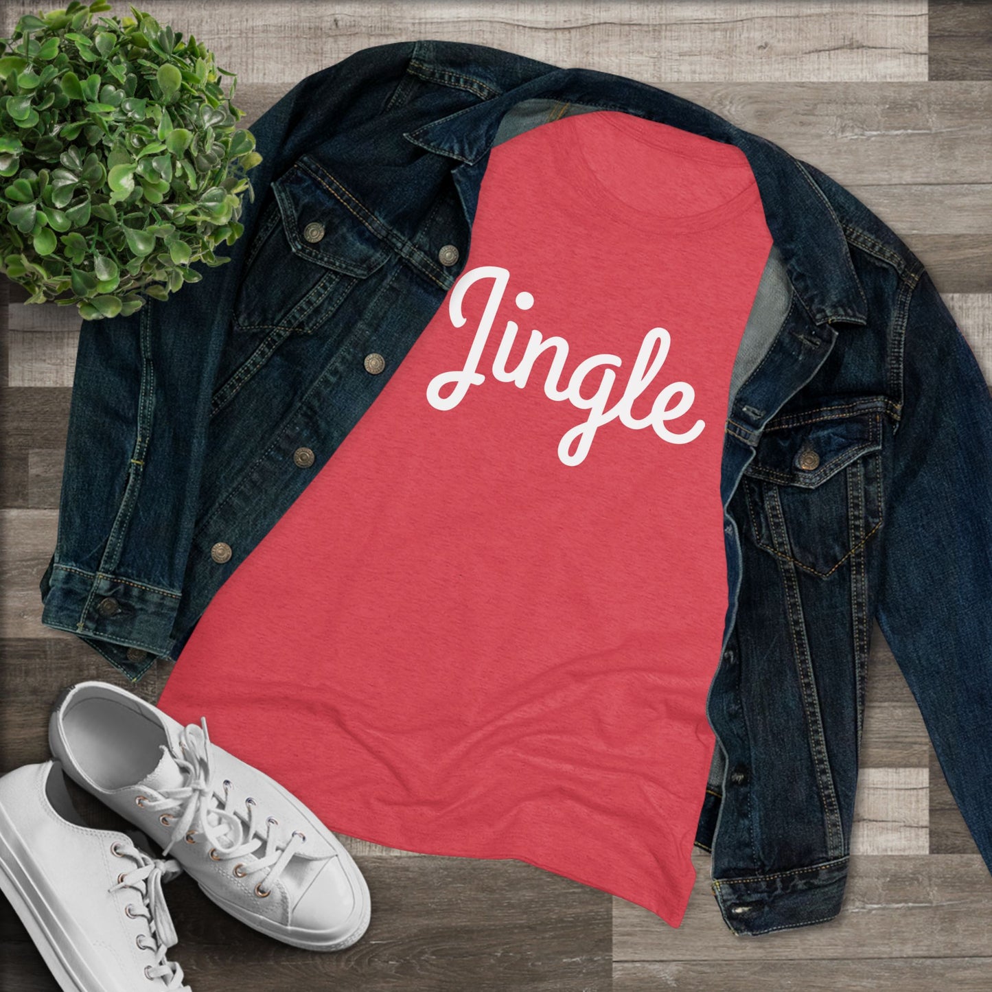 Women's Triblend Tee - Jingle