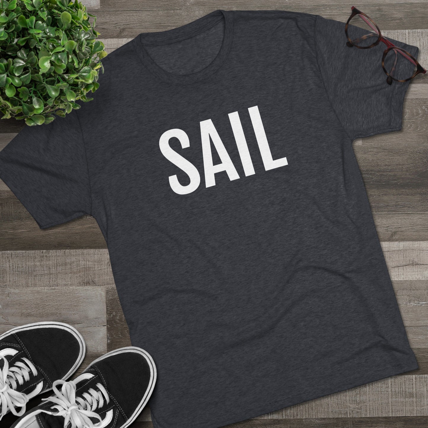 Unisex Tri-Blend Crew Tee - Sail