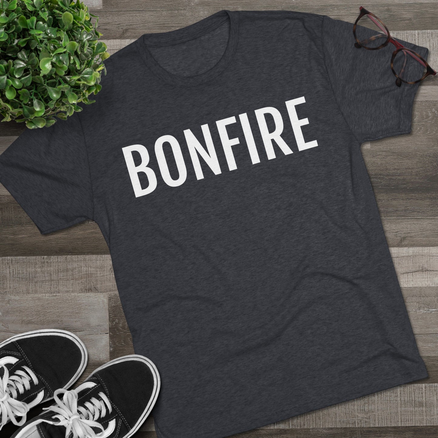 Unisex Tri-Blend Crew Tee - Bonfire