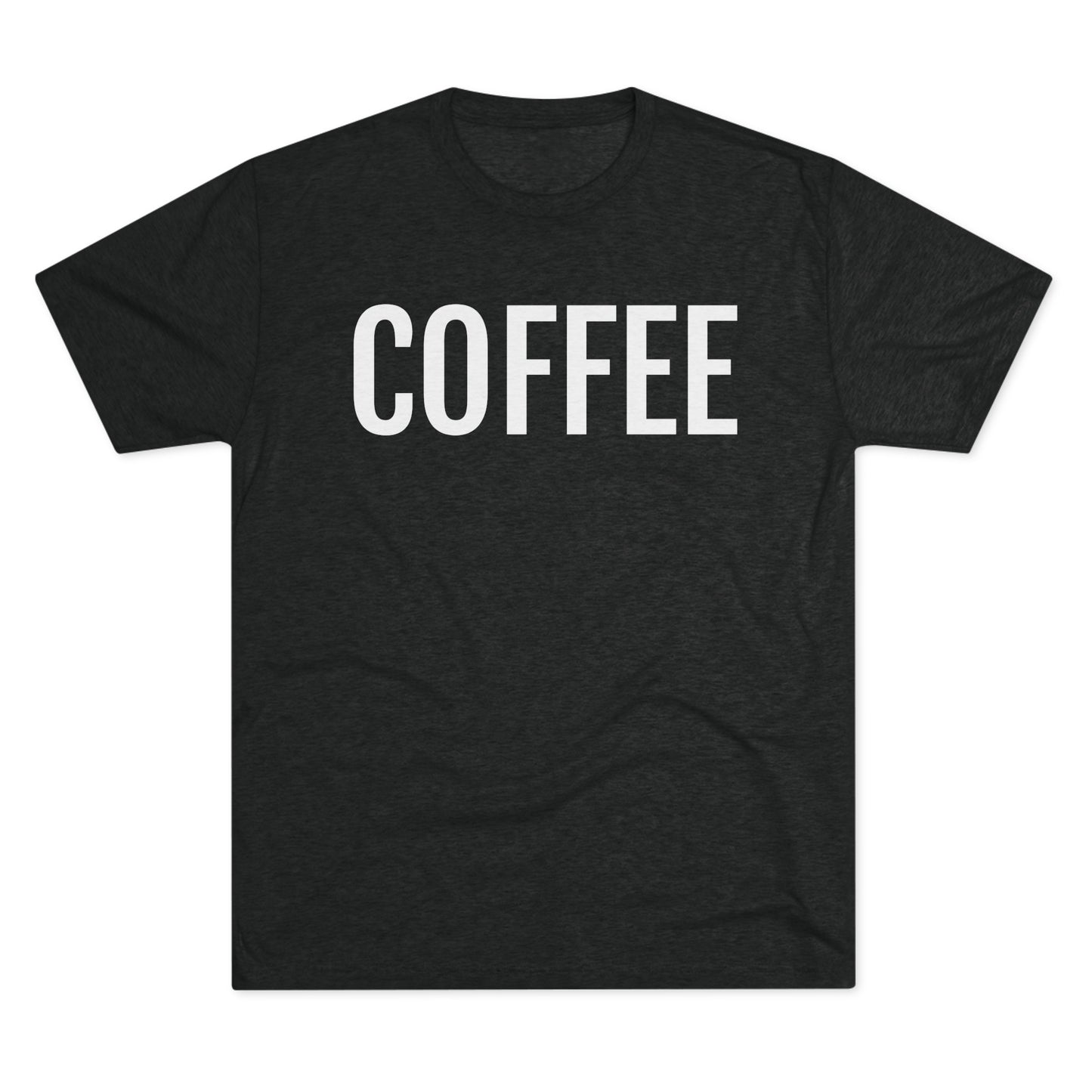 Unisex Tri-Blend Crew Tee - Coffee