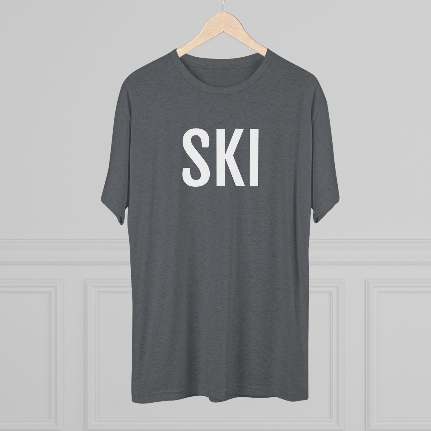 Unisex Tri-Blend Crew Tee - Ski