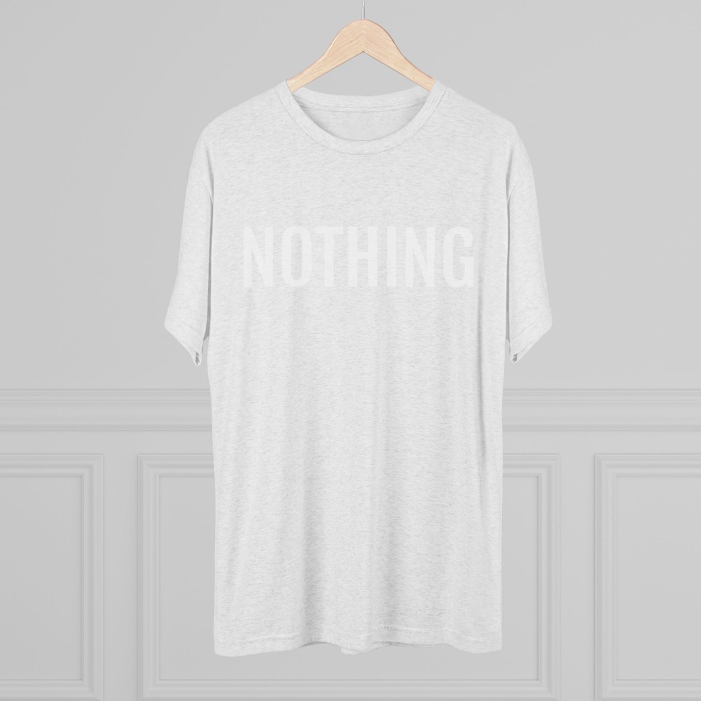 Unisex Tri-Blend Crew Tee - Nothing