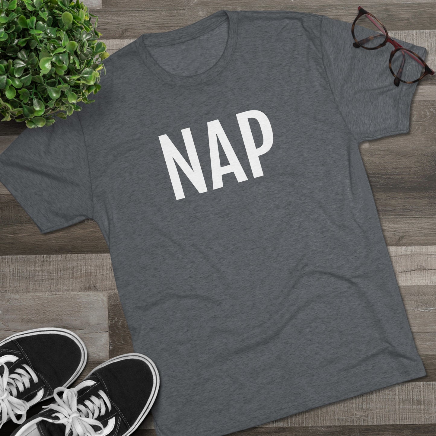 Unisex Tri-Blend Crew Tee - Nap