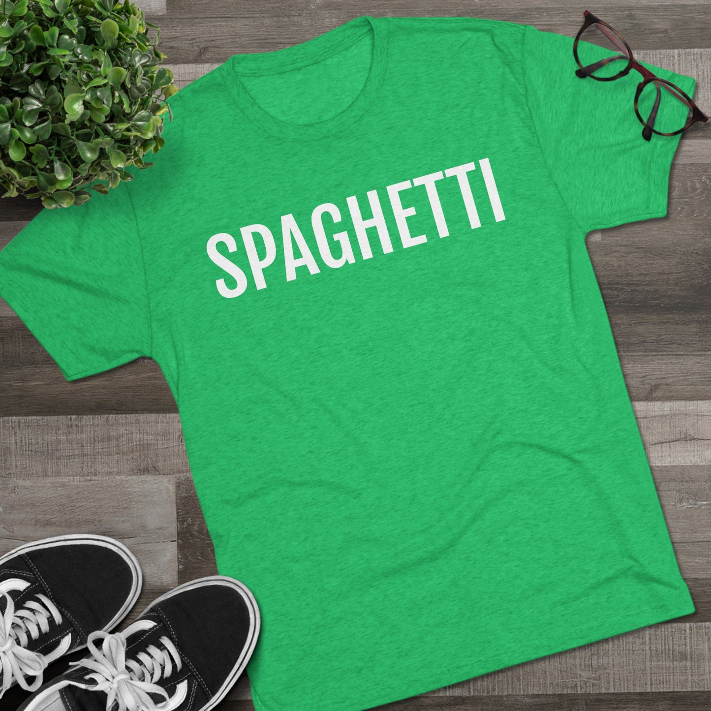 Unisex Tri-Blend Crew Tee - Spaghetti