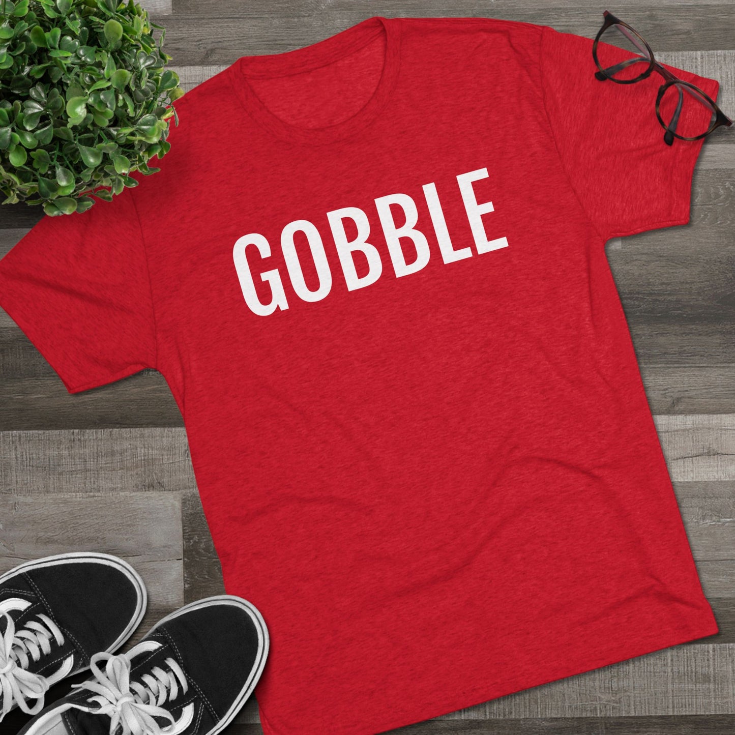 Unisex Tri-Blend Crew Tee - Gobble