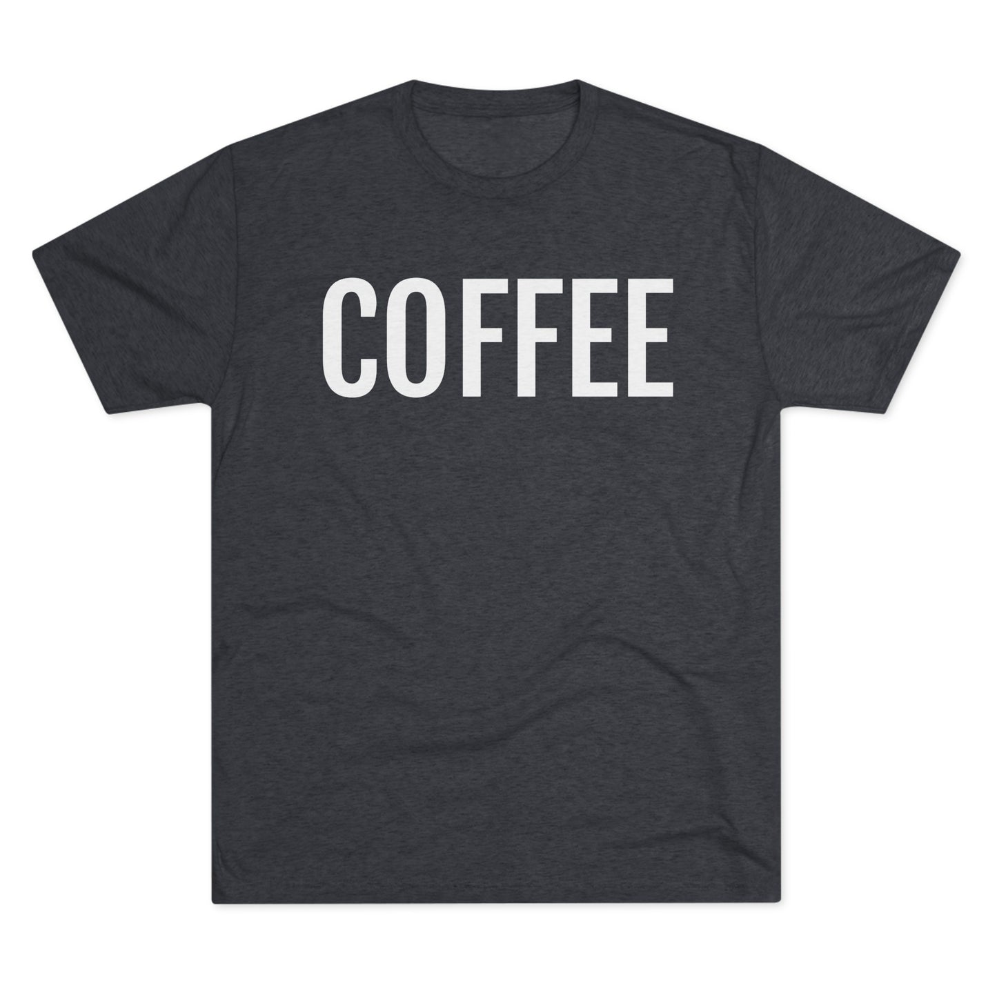 Unisex Tri-Blend Crew Tee - Coffee