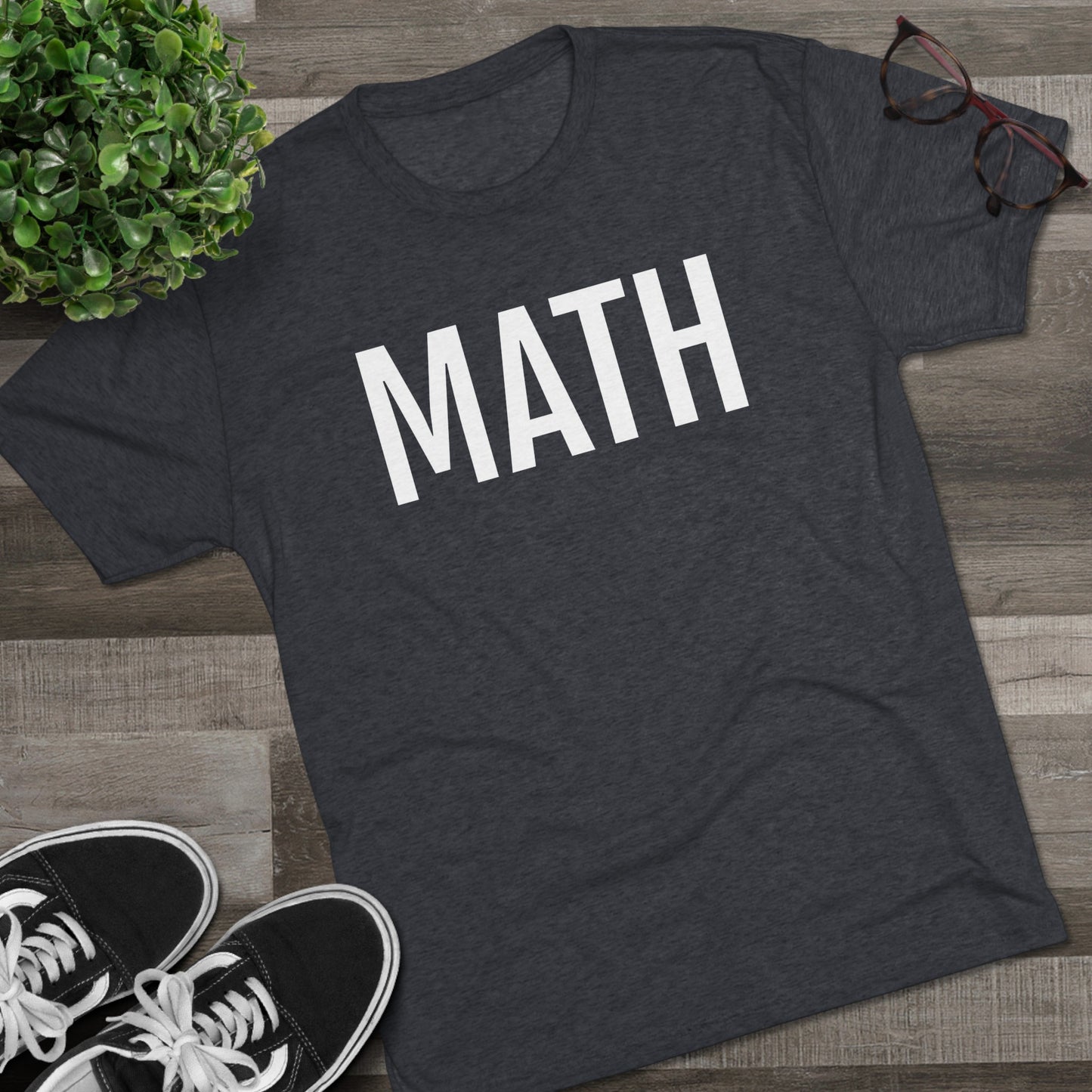 Unisex Tri-Blend Crew Tee - Math